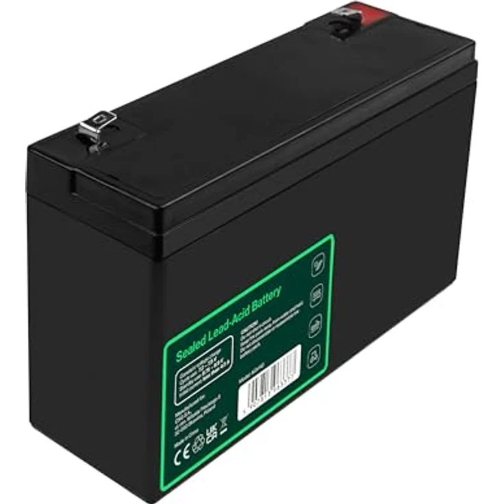 Green Cell AGM 6V 15Ah Blei-Batterie, Zyklenfest und vibrationsbeständig für Elektro-Spielzeuge und Notstromversorgung – Bild 4