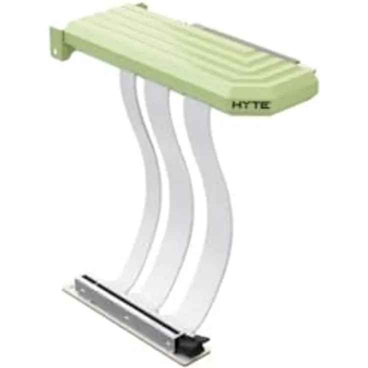 HYTE PCIe 5.0 Hyper Riser, Gen 5 Riser Cable mit 32 GT/s Bandbreite, Matcha Milk, ideal für Y70, Y60 und Y40