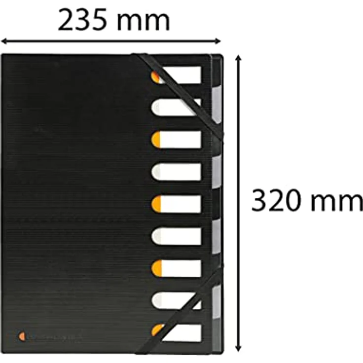 EXACOMPTA Ordnungsmappe Exactive 9 Fächer schwarz, Bürotechnik – Bild 4