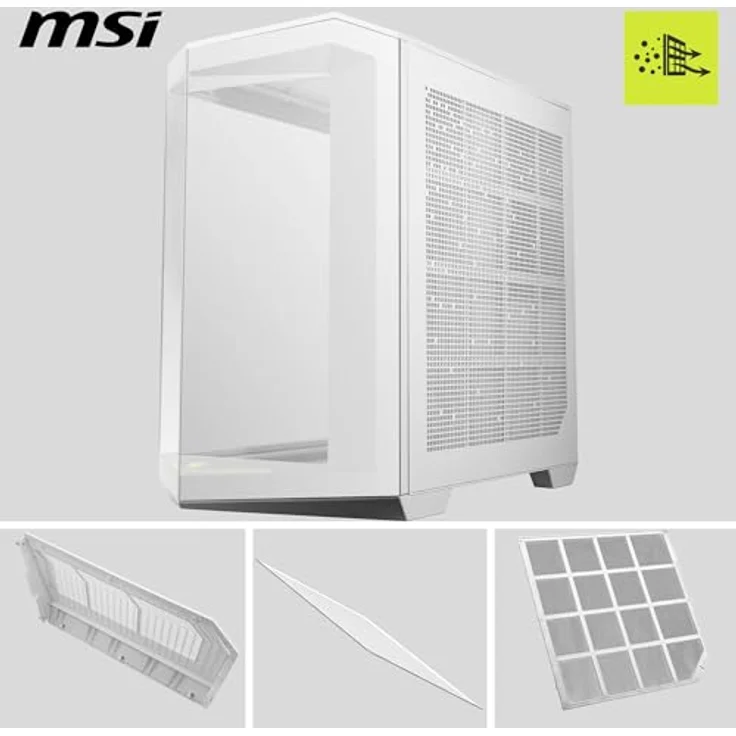 MSI MAG PANO 100R PZ White, PC-Gehäuse mit hochwertiger Leistung – Bild 3