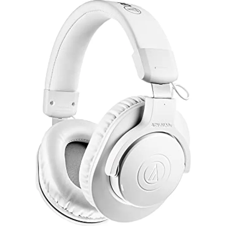 Audio-Technica ATH-M20xBT Kabelloser Kopfhörer, Weiß