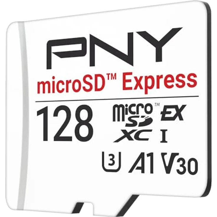 PNY microSD™ Express 128GB UHS-I U3 V30 A1 microSDXC Flash-Speicherkarte, bis zu 890MB/s Lesen & bis zu 550MB/s Schreiben, kompatibel mit Nintendo Switch 2 – Bild 2
