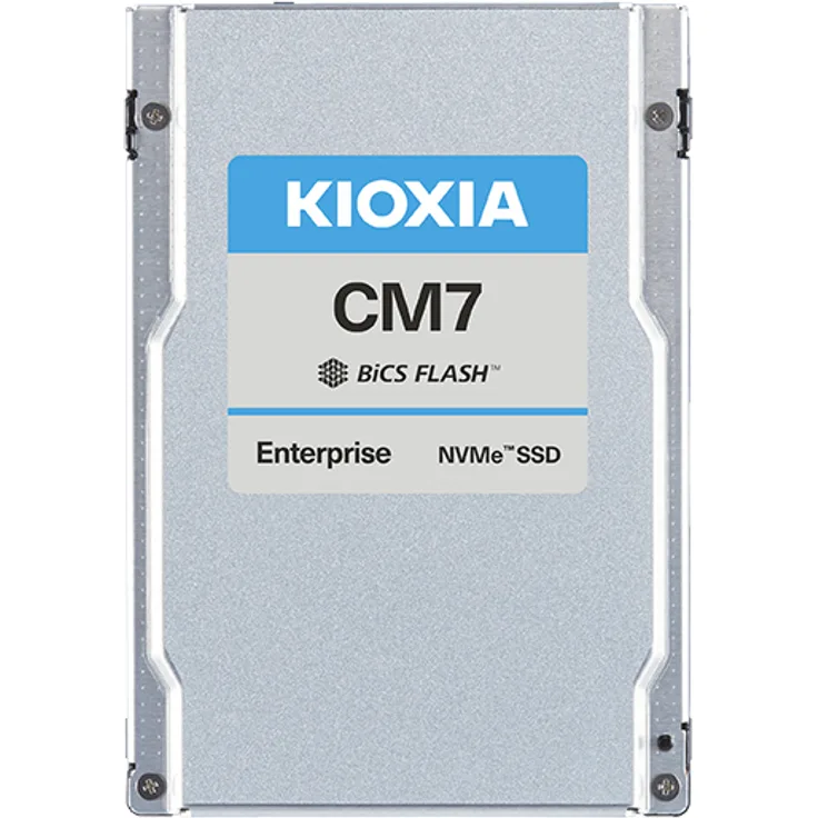 Kioxia CM7-R, 2.5" externe SSD-Festplatte mit 1920 GB, 14000 MB/s Lesegeschwindigkeit, PCI-Express NVMe