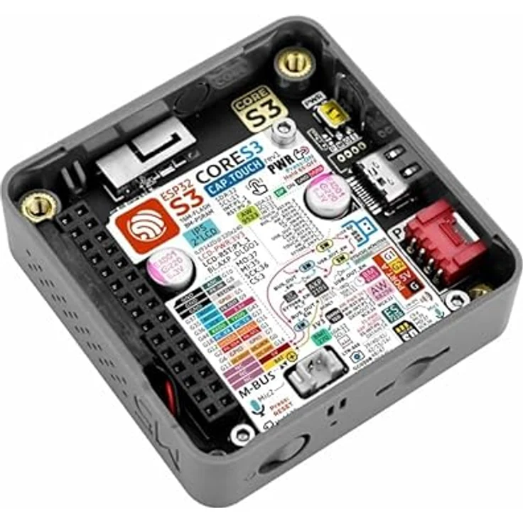 m5stack CoreS3 ESP32S3 IoT Dev Kit, 30-Megapixel-Kamera, kapazitiver Touchscreen, 6-Achsen-Lage-Sensor – Bild 5