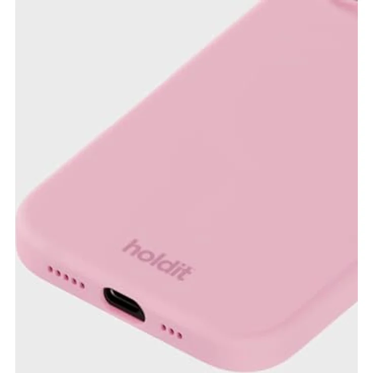 holdit Silikonhülle iPhone 16-0,8mm Ultra dünn Handyhülle Silikon - Trendy Slim Silicone case mit Voller Schutz (erhöhte Kante für Kameraschutz) - Pink – Bild 4