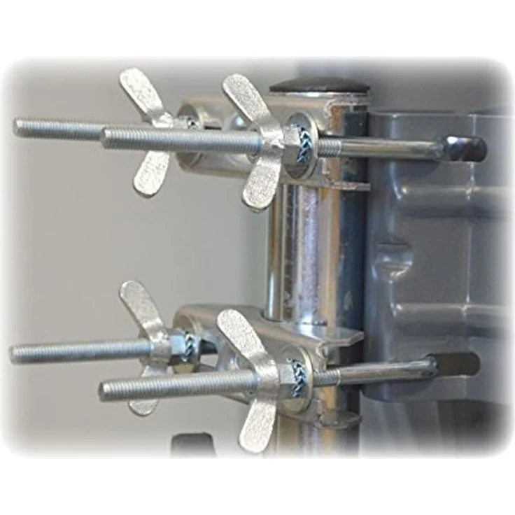 PremiumX DELUXE100, 100cm Aluminium SAT Antenne in Anthrazit für HDTV 4K mit LNB Octo 0,1 dB und 16x F-Stecker, Direktanschluss für 8 Teilnehmer – Bild 7