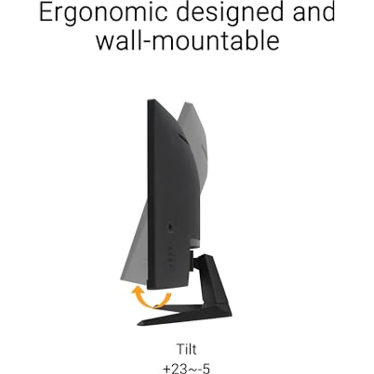 ASUS TUF Gaming VG34VQ3B - 34 Zoll UWQHD Curved Monitor - 180 Hz, 1ms MPRT, FreeSync, ELMB, DisplayHDR 400 - VA Panel, 21:9, 3440x1440, DisplayPort, HDMI, USB, ergonomisch, Speaker, Schwarz – Bild 5