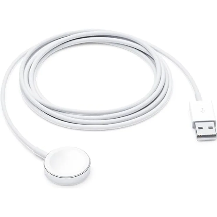 Apple Watch Magnetisches Ladekabel auf USB Kabel (1 m) - Leichtes Laden für deine Apple Watch, kompatibel mit Mac