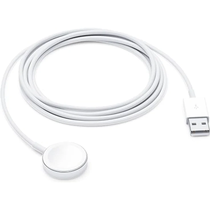 Apple Watch Magnetisches Ladekabel auf USB Kabel (1 m) - Leichtes Laden für deine Apple Watch, kompatibel mit Mac – Bild 1