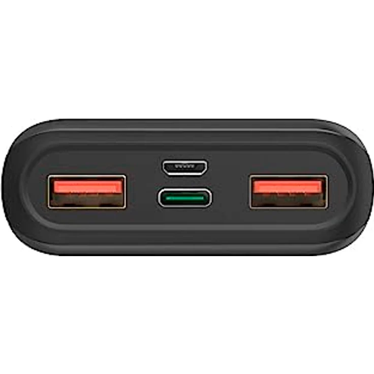 Hama Power Pack ''PD20-HD'' 20000mAh, 3 Ausgänge: 1x USB-C, 2x USB-A, Anthrazit – Bild 6