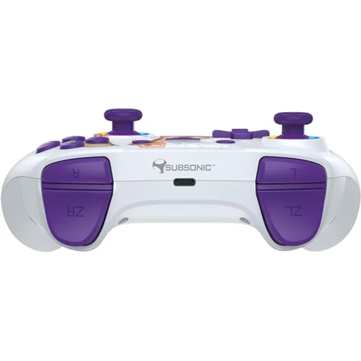 Subsonic One Piece Wireless Controller für Nintendo Switch, weiß, mit LED-Joystick-Beleuchtung, programmierbaren Rücktasten und Bewegungssensoren – Bild 5