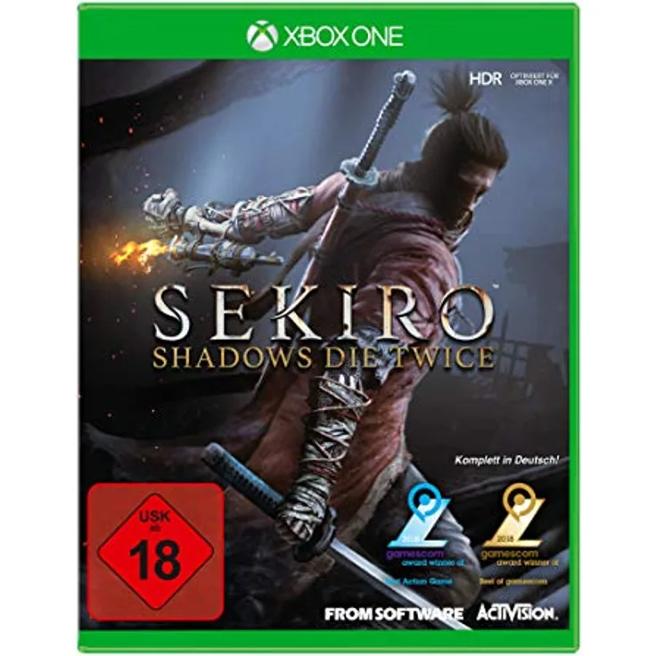 Activision SEKIRO - Shadows Die Twice, Xbox One Spiel mit vollständiger Synchronisation in 5 Sprachen, inkl. japanischen Voice-Overs