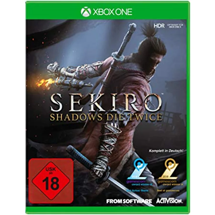 Activision SEKIRO - Shadows Die Twice, Xbox One Spiel mit vollständiger Synchronisation in 5 Sprachen, inkl. japanischen Voice-Overs – Bild 1