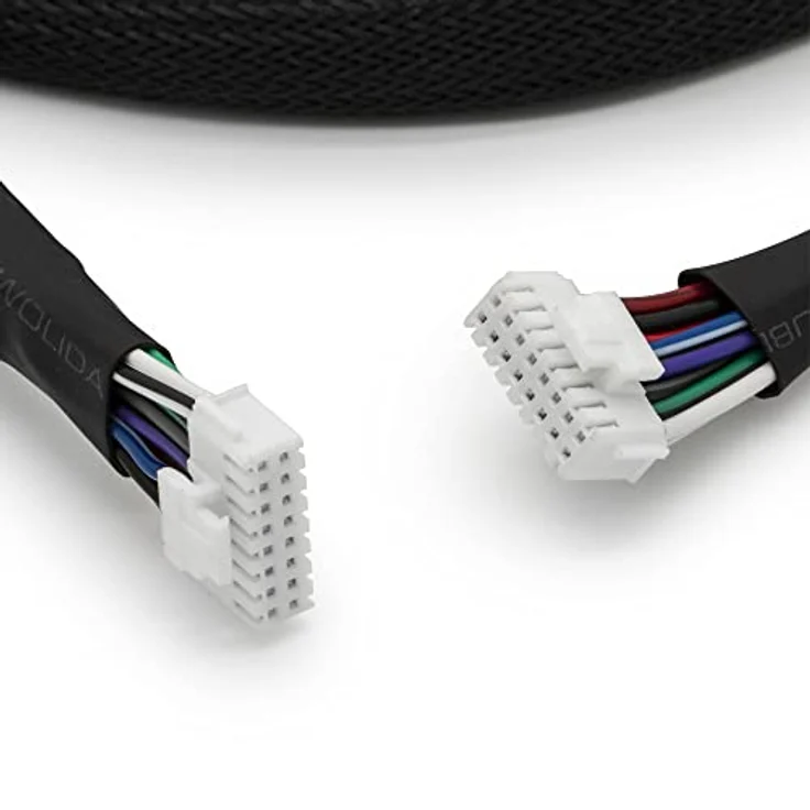 Adapter Universe Hotend Kabel für Anycubic Chiron 3D Drucker, 1450mm, schwarz, hitzebeständig – Bild 3