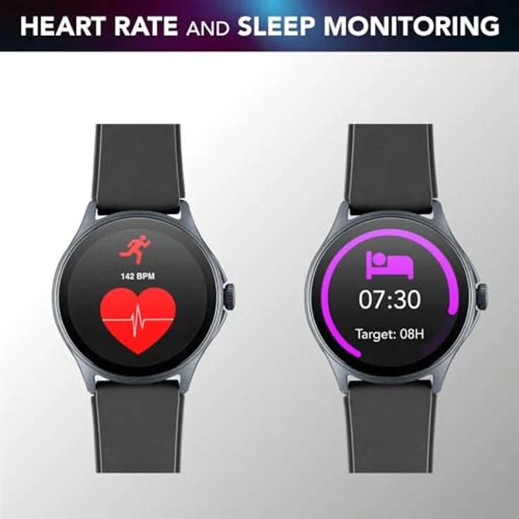 Cellularline ION PRO ROUND Smartwatch (3,5 cm/1,38 Zoll, für iOS und Android, wasser- und staubresistent, 7 Tage Akkulaufzeit) – Bild 4