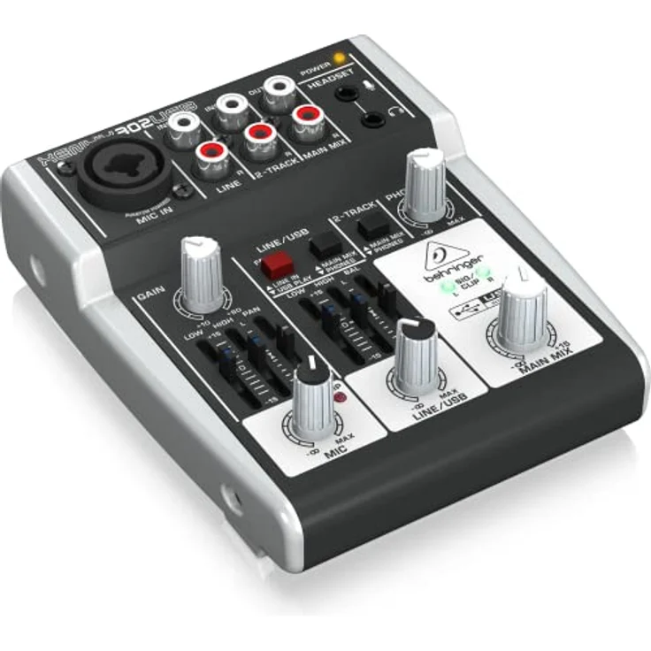 Behringer Podcaststudio 2 USB, USB Mischpult mit XM8500 Mikrofon und HPM1000 Kopfhörern, inklusive XLR- und USB-Kabel – Bild 2