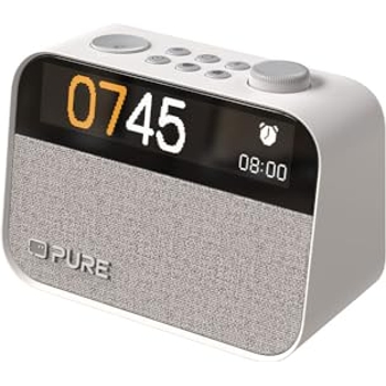 Pure Moment Radiowecker für Schlafzimmer Büro (DAB+/FM Digital