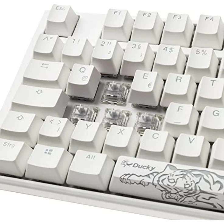 Ducky One 3 Classic Mechanische Tastatur - Mechanical Keyboard - Tastatur Gaming Mechanisch - Gaming Keyboard Mechanical - Mechanische Gaming Tastatur - TKL-Format 80% - MX-Clear – Bild 4