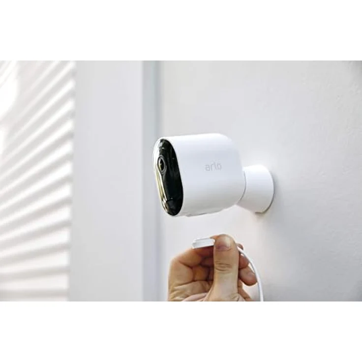 Arlo Zubehör, Magnetisches Ladekabel, geeignet für den Innenbereich, offiziell, nur mit kabelloser Arlo Ultra und Pro3 Überwachungskamera kompatibel, 244cm, VMA5000C, weiß – Bild 5