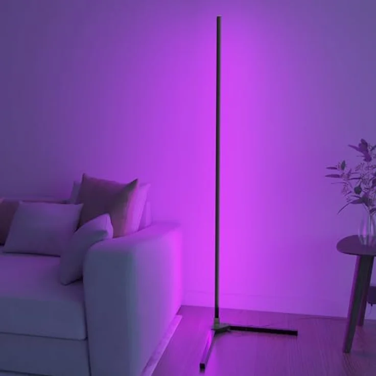 Calex Smart LED-Stehleuchte Smart Floorlamp, RGBW mit Fernbedienung, dimmbar, WLAN steuerbar, Sprachsteuerung – Bild 7