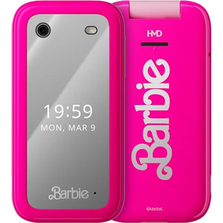 HMD Barbie Phone Rosa, Smartphone mit 128 MB Speicher, 4G und 5.0 Bluetooth
