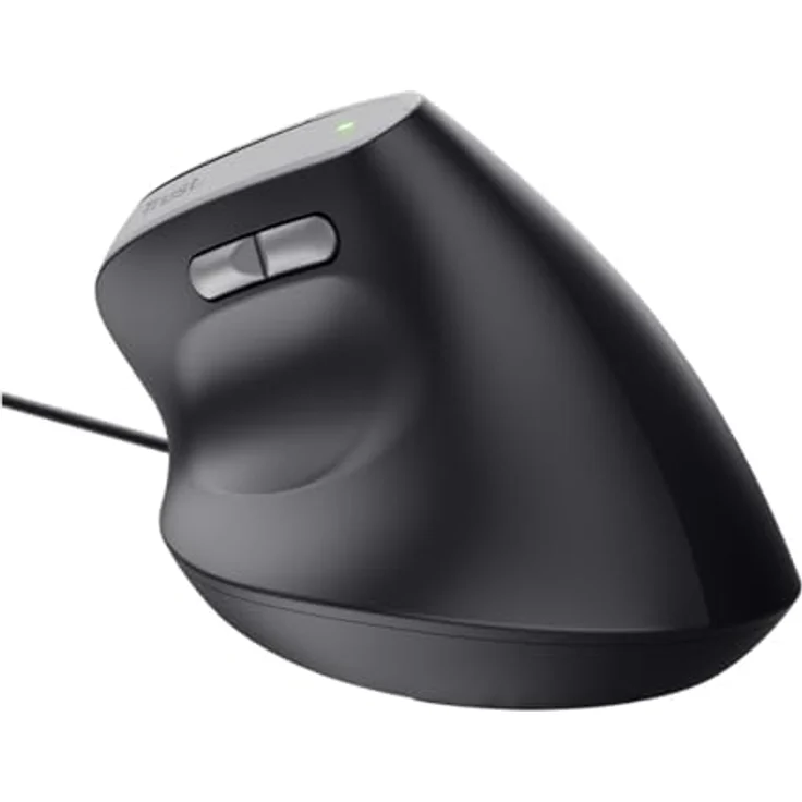 Trust USB-A Ergonomische Maus Mäuse (Ergonomisch, Geräuscharme Tasten, Integriertes Scrollrad) – Bild 2