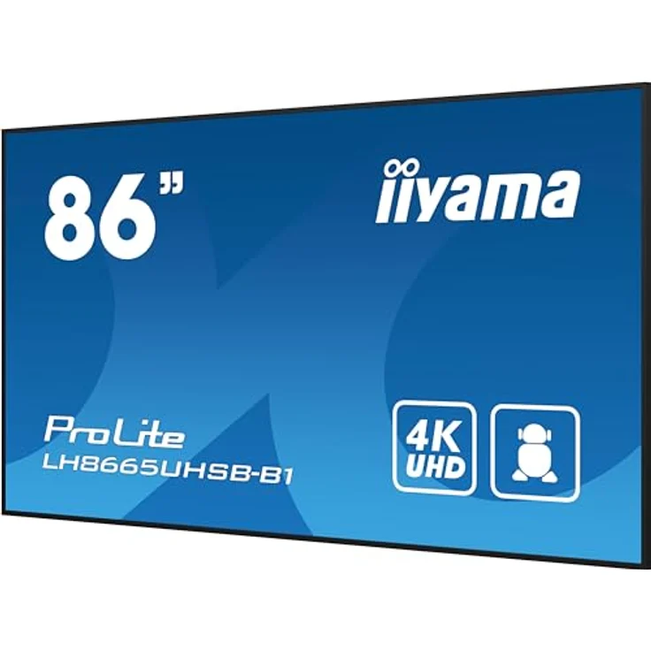 iiyama Prolite LH7575UHS-B1AG 75" Digital Signage Display 4K UHD IPS LED Panel, Android-OS WiFi SDM-L Micro-SD 24/7 schwarz – Bild 4