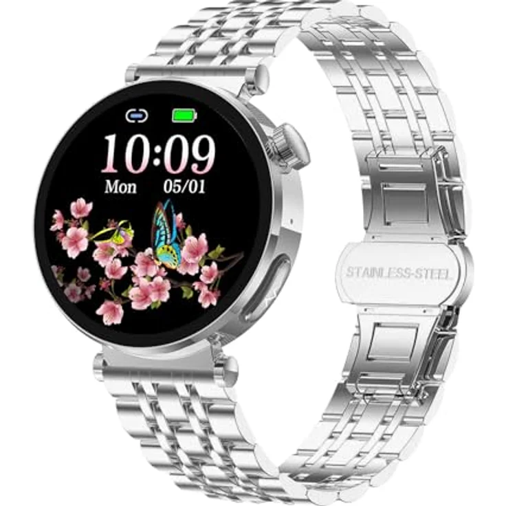 Knauermann Neo 2, Smartwatch mit EKG, Blutdruckmessung, Notruffunktion, schwarz – Bild 1
