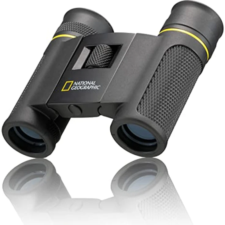 National Geographic 8x21 Taschenfernglas mit faltbaren Augenmuscheln für Brillenträger, Gummierung, Vollvergütung, Faltfunktion und Transporttasche – Bild 2