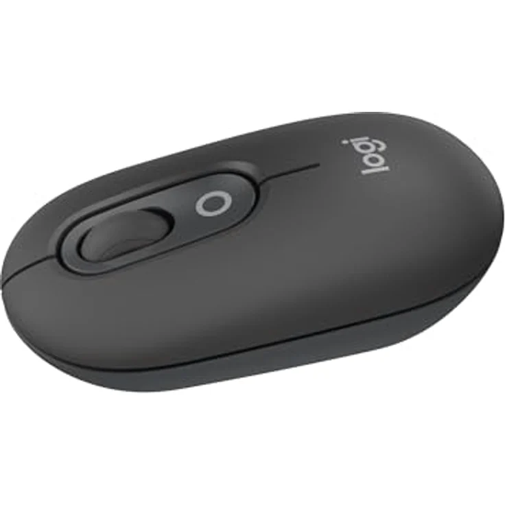Logitech POP Mouse, kabellose Bluetooth-Maus mit programmierbaren Tasten und leisen Klicks, Easy-Switch für bis zu 3 Geräte – Grafit – Bild 1