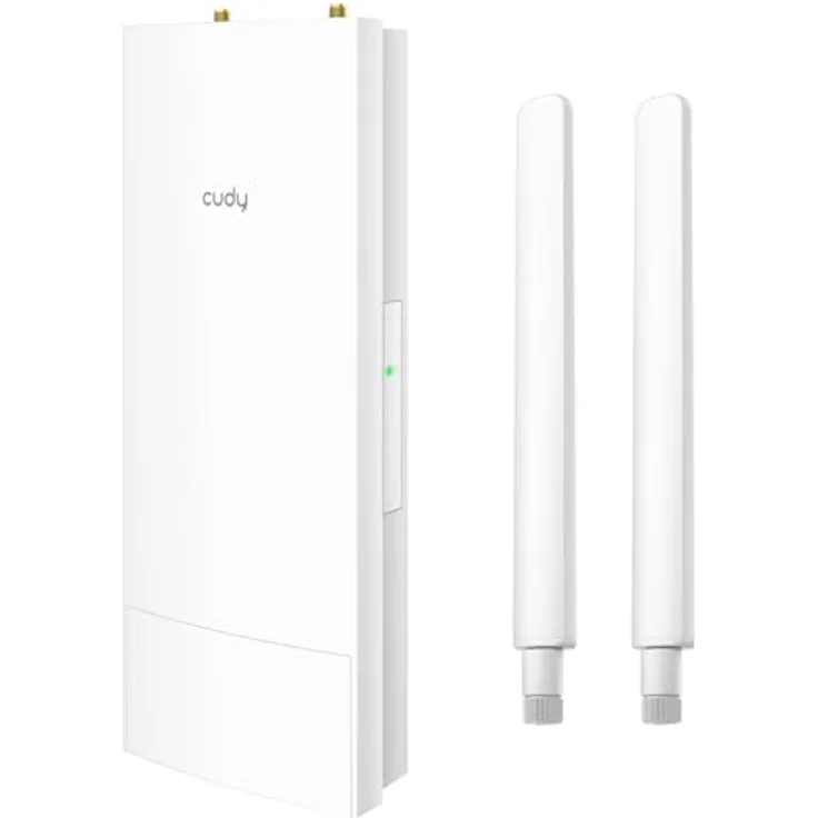Cudy Outdoor AX3000 High Power WiFi 6 Access Point, IP65 wetterfest, externe High Power FEMs, Gigabit RJ45 Ports, unterstützt 802.3at oder 48~57V Passive PoE, Blitzschutz, MU-MIMO