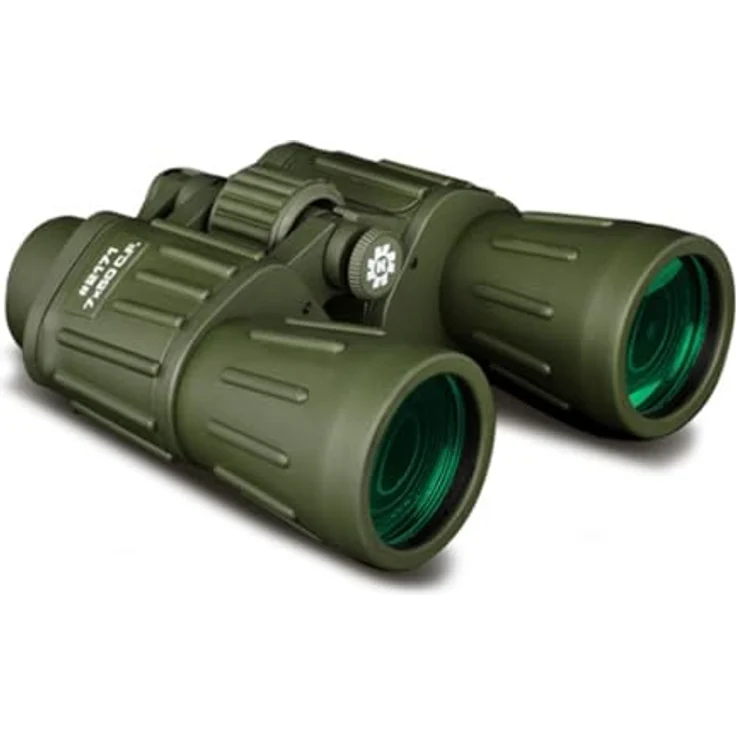 Konus konusarmy 7 x 50 Fernglas, grün, BAK-4-Prismen, Multi-Beschichtung, stoßfestes Design, zentraler Fokus – Bild 1