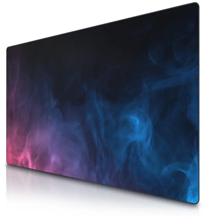 Titanwolf Gaming Mauspad XXXL Speed Mousepad 1500 x 800 x 3 mm, große Schreibtischauflage, abwaschbar, rutschfeste Rückseite, Smoke