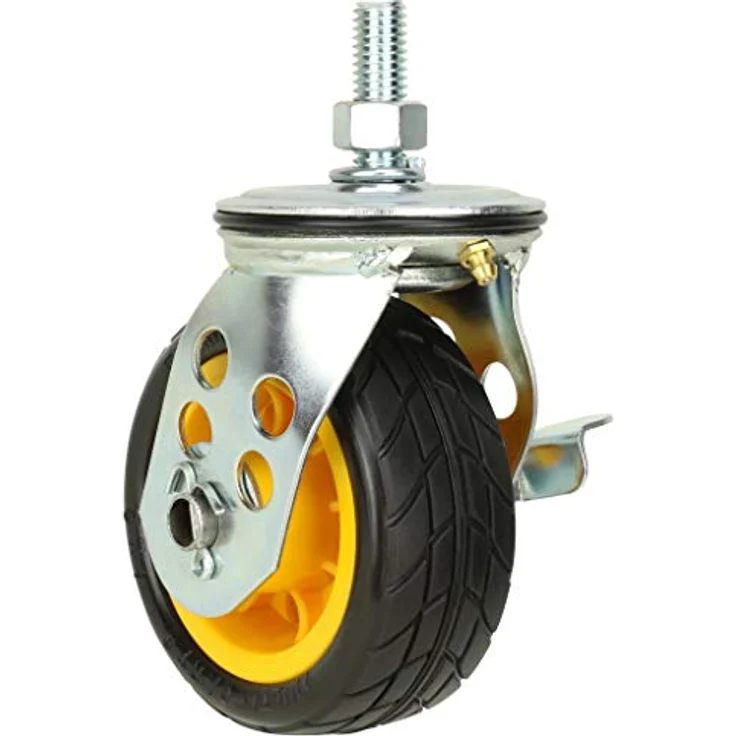 RocknRoller RCSTR4X2, 4X2 Ground Glider Caster mit Bremse, Upgrade für R2, Zubehör für Audio Racks und Cases – Bild 7