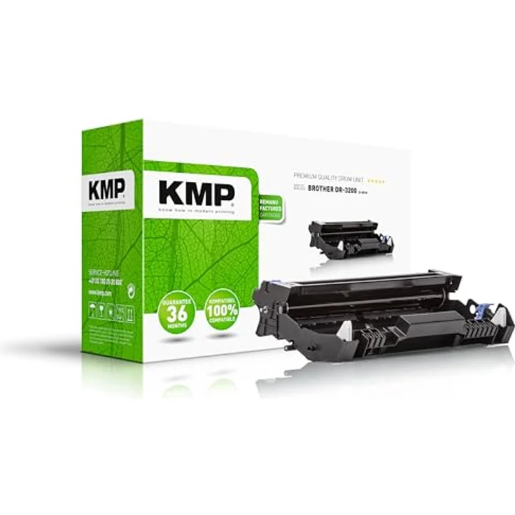 KMP B-DR18 Tonerbehälter, alternative Trommel für Brother DR-3200, ca. 25.000 Seiten bei 5% Deckung – Bild 2