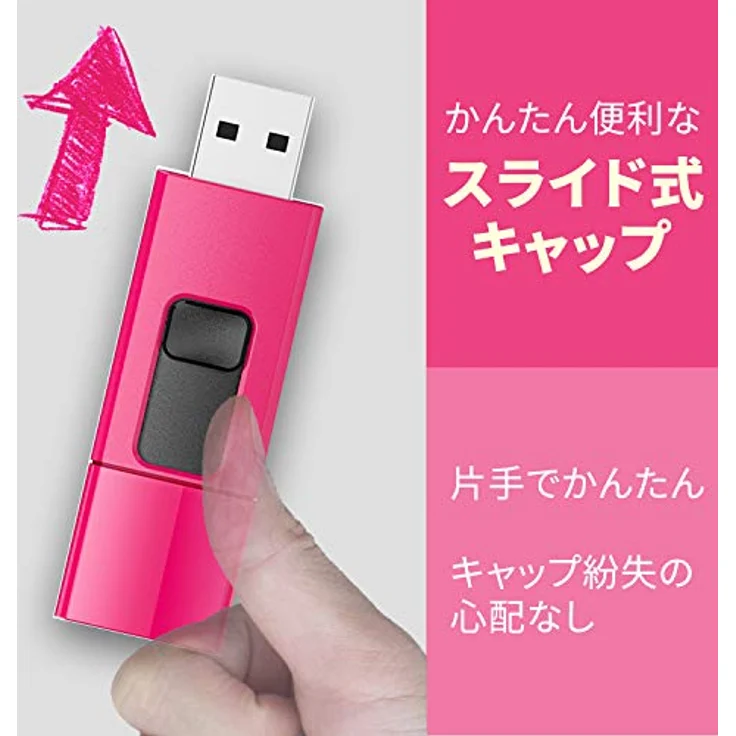Silicon Power SP032GBUF3B05V1H 32GB Speicherstick USB 3.0 pink – Bild 3