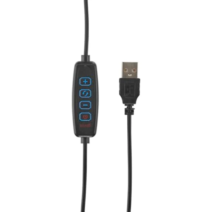 Urage Streamlight 900, Ringleuchte mit 160 LEDs, Farbtemperatur und Helligkeit einstellbar, Schwarz – Bild 5
