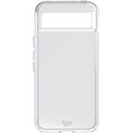tech21 EvoClear Hülle für Google Pixel 8a - Transparent mit 3,6 m Aufprallschutz, UV-beständig und kratzfest
