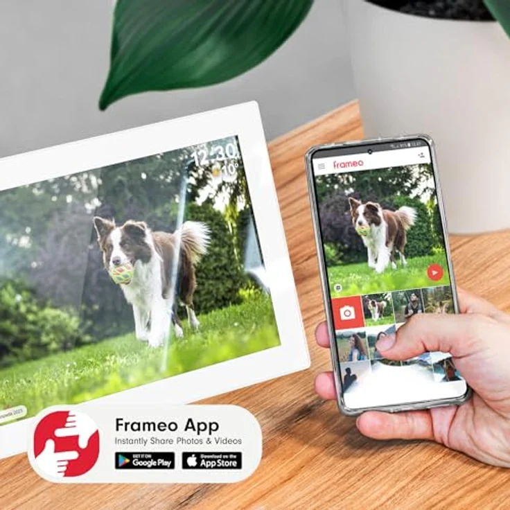 Krüger&Matz FRAMEO 10,1" digitaler Bilderrahmen mit Wi-Fi, weiß – Bild 12