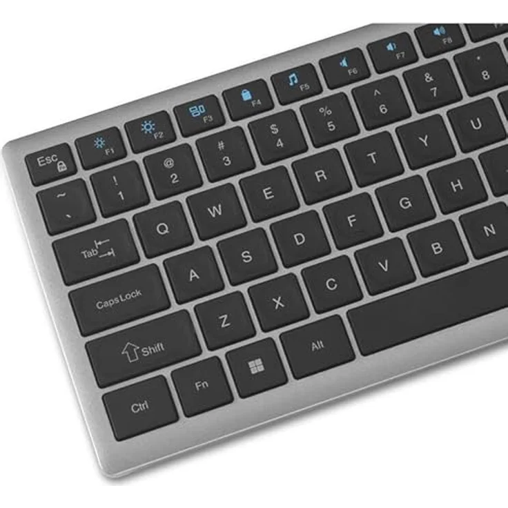 Kensington KB435 EQ, Kabellose kompakte QWERTY-Tastatur mit AI Copilot Taste, USB-Plug-and-Play, 2.4G, geräuscharm, umweltfreundlich, wiederaufladbarer Akku – Bild 4