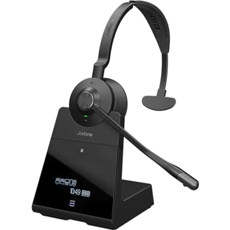 Jabra Engage 75 SE Mono Headset with Outstanding Wireless Range and DECT Wireless Security, Black