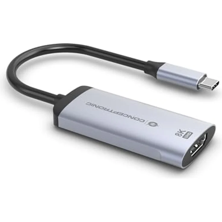 Conceptronic ABBY23G USB-C-auf-HDMI-2.1-Adapter, 8K60Hz HDMI-Ausgang, 7680 x 4320 Pixel – Bild 5
