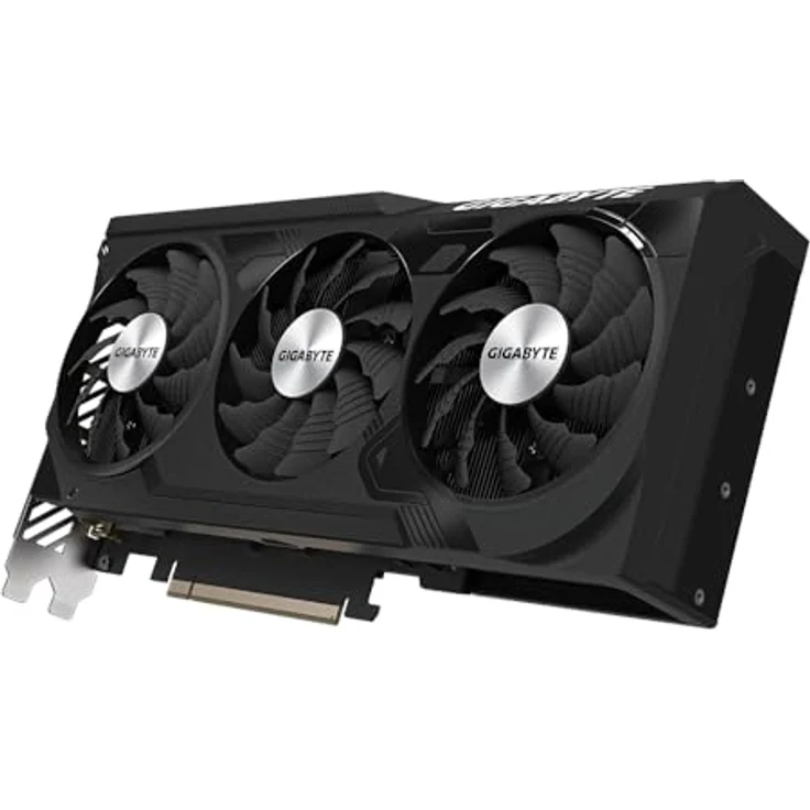 Gigabyte GeForce RTX 4070 WINDFORCE OC V2 12G Grafikkarte - 12GB GDDR6, 192bit, PCI-E 4.0, 2490MHz Core Clock, NVIDIA DLSS 3, Metall-Rückplatte, schwarz – Bild 4