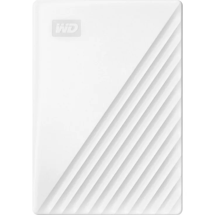 WD My Passport™ White Edition, externe HDD-Festplatte mit 5 TB Speicher, 2,5" design für mobilen Einsatz
