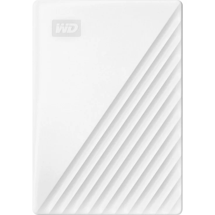 WD My Passport™ White Edition, externe HDD-Festplatte mit 5 TB Speicher, 2,5" design für mobilen Einsatz