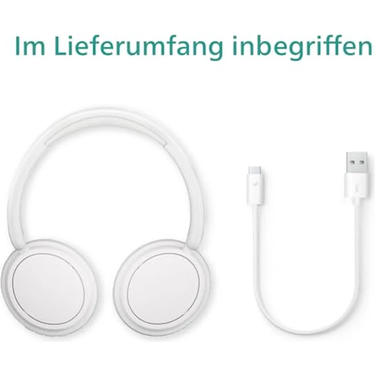 Philips TAH5209 Over-Ear-Kopfhörer (Geräuschisolierung, Multi-Point-Verbindung, Sprachsteuerung, Alexa, Google Assistant, A2DP Bluetooth, AVRCP Bluetooth, Bluetooth, HFP) – Bild 3