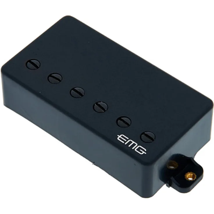EMG ALX Set Alexi Laiho F-Spaced, Humbucker Tonabnehmer für E-Gitarre mit ABQ EQ/Boost, Schwarz, Stegposition, High Output, F-Spaced