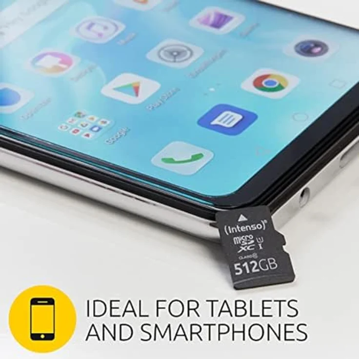 Intenso Micro SDXC 512GB Class 10 Speicherkarte inklusiv SD-Adapter (UHS-I) – Bild 2