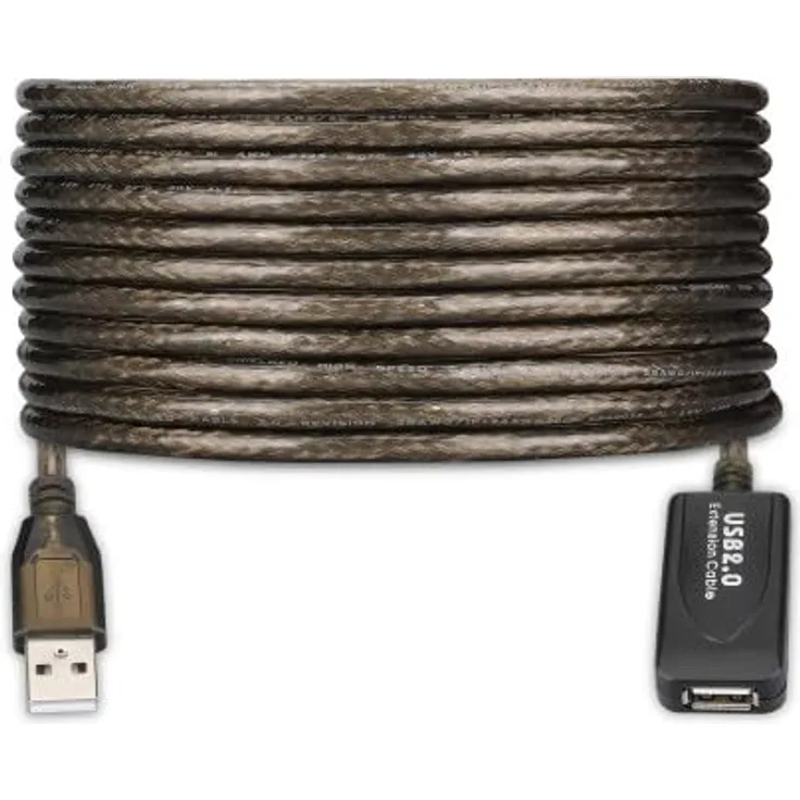 Ewent USB 2.0 Verlängerungskabel, A/M A/F, 10 Meter