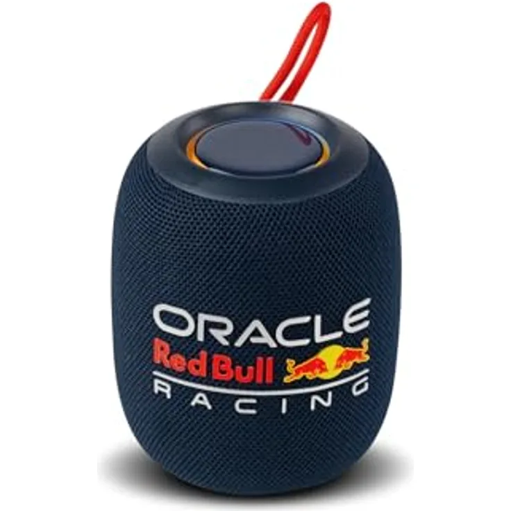 Oracle Red Bull Racing RB-SK460, Kompakter Bluetooth-Lautsprecher mit 5 W, TWS-Funktion, reaktive LED-Lichter, USB & FM-Radio